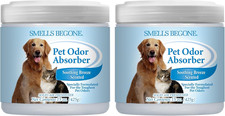 Air Freshener Pet Odor Absorber Gel - 15 Oz, Pack of 2 - Absorbs and Eliminates