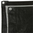 Roughneck 4.5-Oz. Premium-Grade Tarp, Black/Silver, 30ft. x 60ft.
