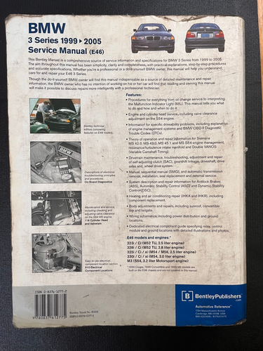 Pre Owned Bentley Publishers BMW E46 3 Series Service Manual 1999 to 2005 - Picture 2 of 6