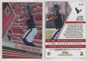 2017 Panini Phoenix Rookies Pink /199 Deshaun Watson #101 Rookie RC
