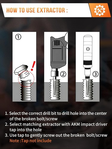 Langlebiges 12-teiliges manuelles Schlagschrauber-Set - ideal für Autoreparatur- & Heimprojekte - Bild 10 von 11