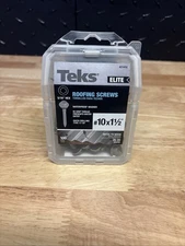 Teks 21452 #10 x 1-1/2 in. HEX WASHER HEAD SHARP PT METAL-TO-WOOD ELITE ROOFING