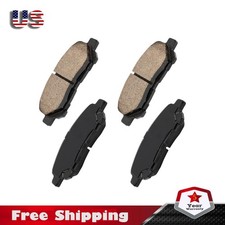 4PC Rear Ceramic Brake Pads For 2008-2013 Toyota Highlander All Engines D1325