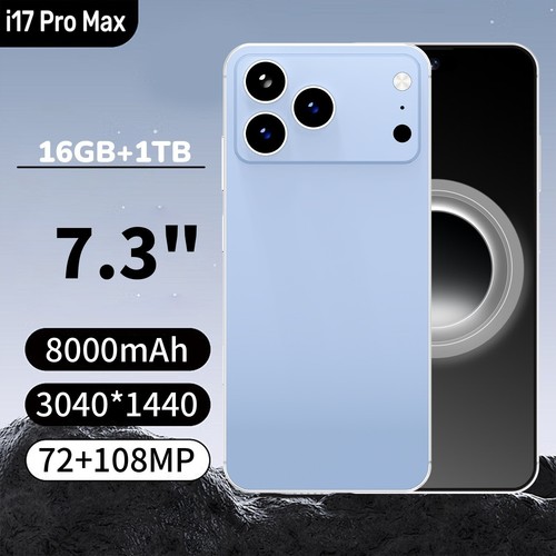 Dual SIM 5G i17 Pro Max 16+1TB 8000mAh 7.3-inch Android Phone Global Unlock - Picture 2 of 23