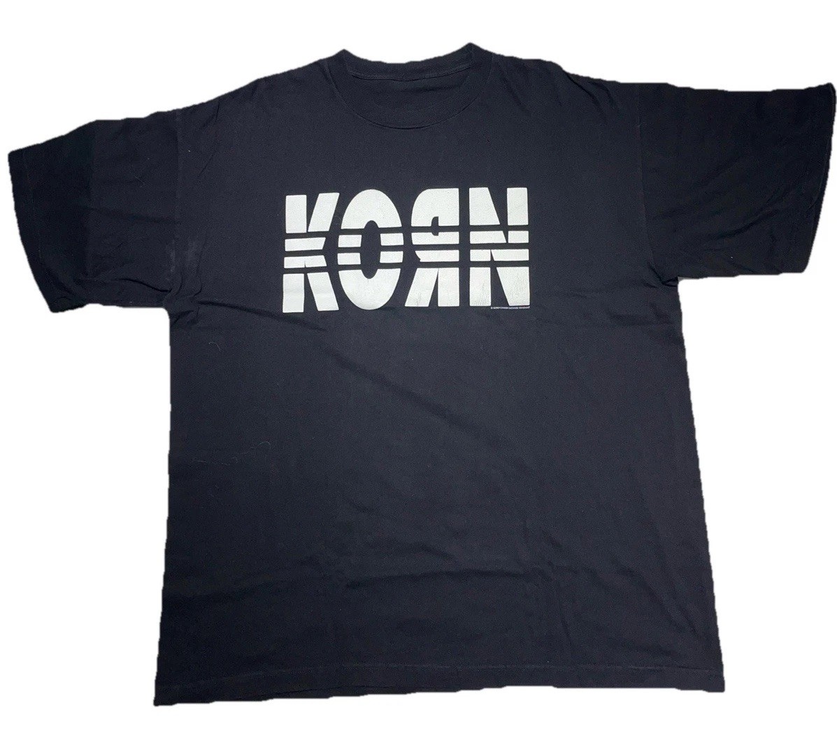 adidas korn Tシャツ 2XL Vintage 90s KORN Adidas Tee Shirt Band Nu Metal Giant Men's