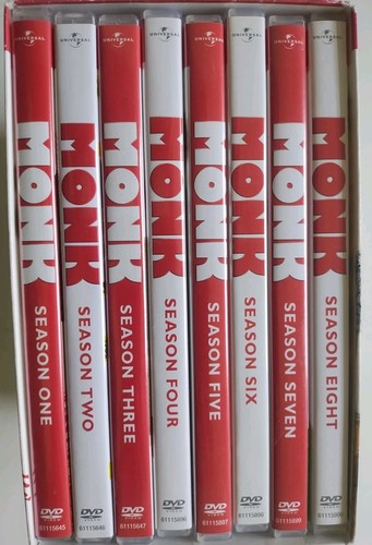 Monk The Complete Series DVD Box set Season 1-8 TONY SHALHOUB Original Release - Imagen 2 de 5