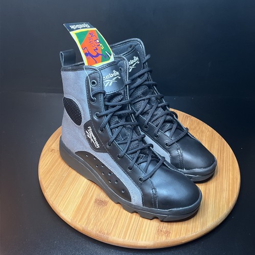 Zapatillas altas Reebok City Jam de colección nuevas con etiquetas negras grises ropa de calle 1993 para mujer 7 RARAS - Imagen 20 de 24