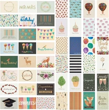 Best Paper Greetings Assorted Greeting 48-pack, All Occasions - Variety Pack 