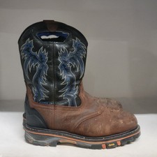 Cody James Decimator Comp Toe Boot Brown Men's Size 11D