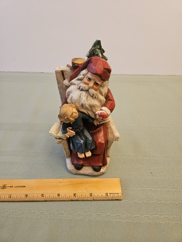 Estatuilla de Papá Noel y Niña 8" Decoración de Navidad Cooperativa Creativa - Imagen 10 de 10