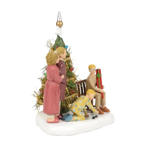 Dept 56 A Christmas Story Village Accessory The Family Opens Their Gifts 6015617 - Picture 2 of 4