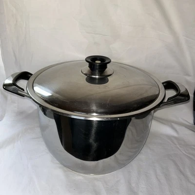 Large Jam Pan With Thermometer Lid Made By Hoffman Germany Good Quality SS 18/10 - Image 1 of 4