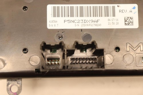 2014-2018 DODGE RAM PROMASTER 1500 A/C MANUAL HEATER TEMPERATURE PANEL OEM - Picture 11 of 12
