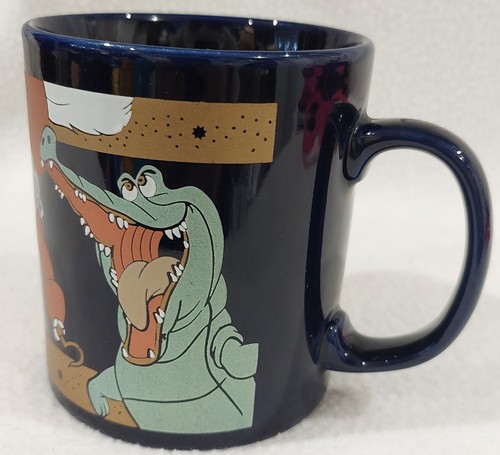 Disney Peter Pan Captain Hook Crocodile Vintage Mug Staffordshire Tableware Prop - Picture 2 of 10