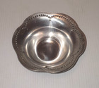 Silver Lenox Aluminum Dip Bowl  Indented Dot Design