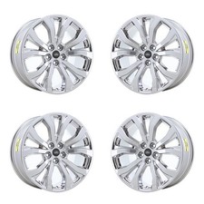 20" Ford Explorer PVD Bright Chrome-C Wheels Rims Factory OEM 10270 2020-2025