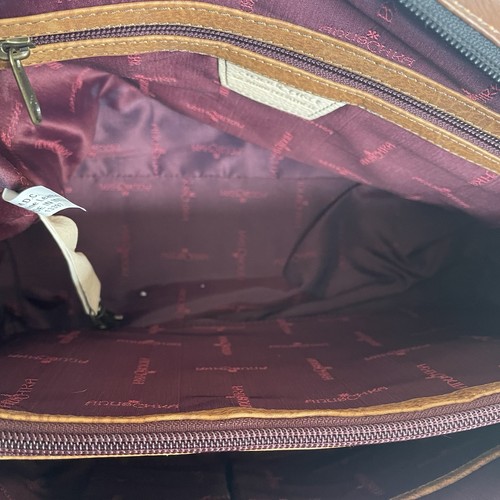 Bolso de cuero pintado a mano Anuschka - Imagen 10 de 14