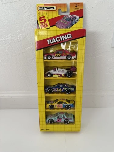 Matchbox 1992 Racing Cars 5 Pack 1:64 Scale NEW IN BOX!!! Vintage