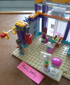 Lego Friends 41312 -HEARTLAKE SPORTS CENTRE- Used - 100% COMPLETE-NO BOX, MANUAL