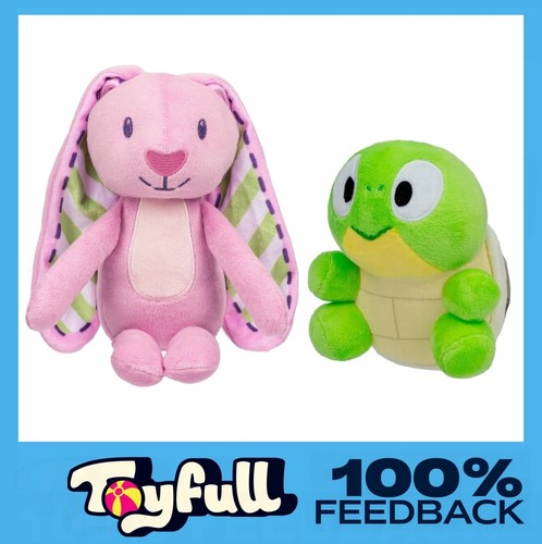 Genuine!!  2 Bluey Plush - FLOPPY & TURTLEBOY (Bunny + Turtle) ~ NEW WITH TAG - Imagen 1 de 4