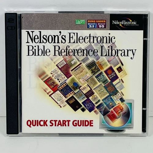 Nelson's Electronic Bible Reference Library Basic Edition PC CD-ROM Software