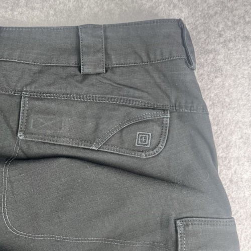 511 Tactical Pants Women's 14 (36x30) Ripstop Cargo Pants Multi Pockets Black - 第 16/18 張圖片