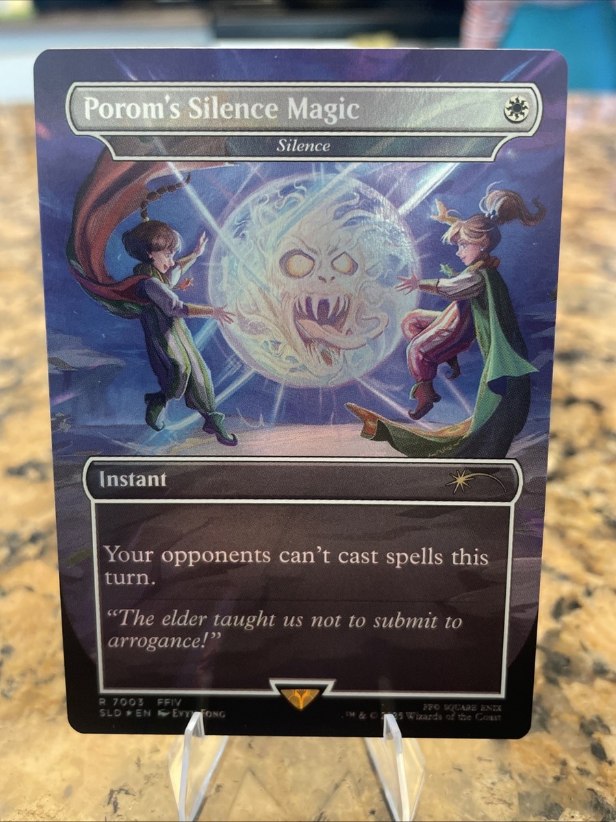 沈黙　silence mtg sld secret lair ボーナスシート 沈黙 silence mtg sld secret lair ボーナスシート