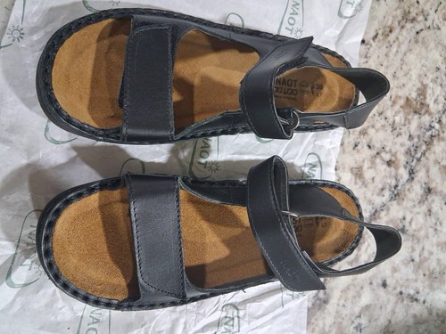 Naot Women's Karenna Matt Black Leather Sandal Size EUR 38 - Picture 5 of 8