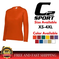C2 560400 Womens Long Sleeve Performance Athletic Comfortable Training T-Shirt