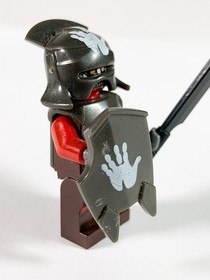 Lego Lord Of The Rings LOTR Uruk Hai LOR007 9474 9471 Helmet Shield Sword