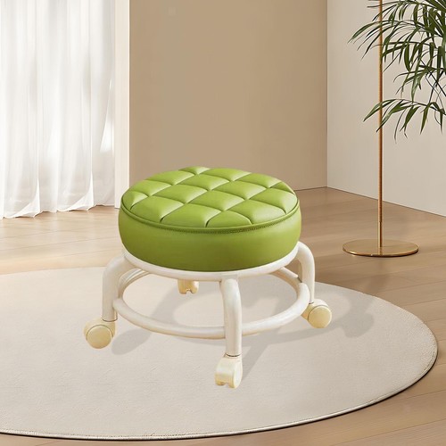 Low Roller Seat 360 Swivel Small Chair Living Room Kitchen - Picture 7 of 7