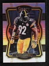 2017 Panini Select Premier Level Silver Prizm James Harrison #123 0d44