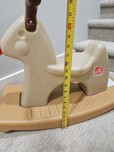 Clean EUC Rare Rocking Reindeer Step 2 HTF Christmas Holiday Toddler Toy Rocker - Picture 7 of 7
