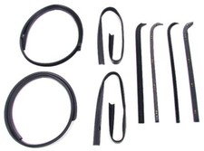 Beltline Window Sweeps Moldings Glass Run Channel Kit For 1971-1972 Ford Truck