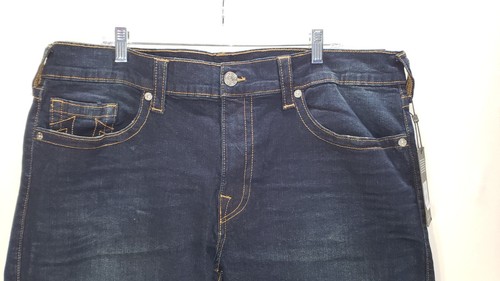 Pantalones de mezclilla True Religion para hombre 40x32 Ricky relajados rectos sin solapa NUEVOS $159 - Imagen 9 de 10