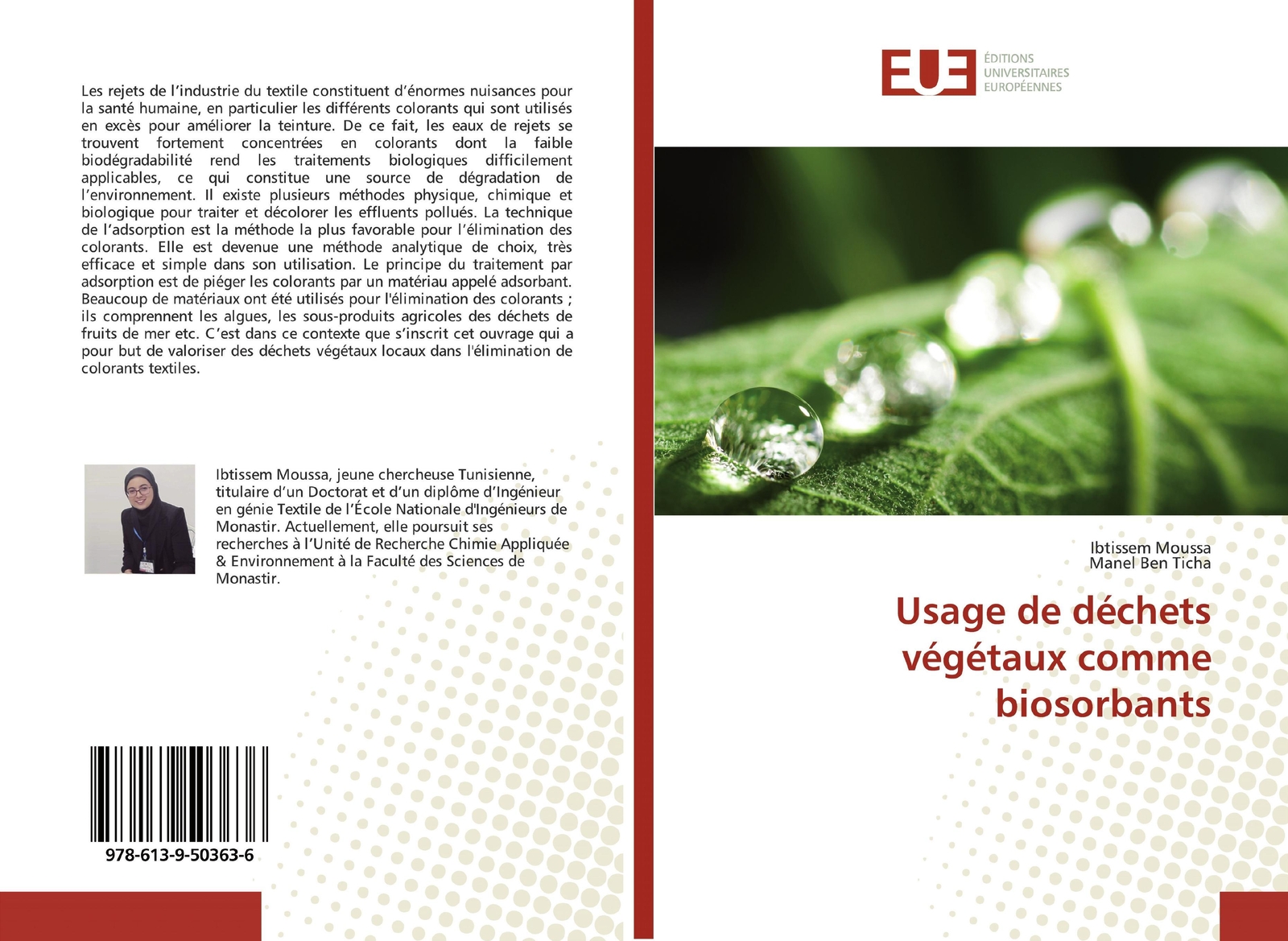 Thumbnail - Usage De Déchets Végétaux Comme Biosorbants Ibtissem Moussa (u. A.)