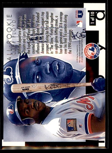 1995 Ultra #1 Cliff Floyd - Picture 2 of 2