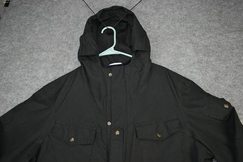 Cole Haan Jacket Mens Large Military Style Rain Utility Parka Hooded Draw cord - Picture 5 of 22