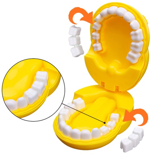 1set Teeth Brushing Toys for Toddlers Cartoon Giraffe Early Education Tooth Toys - Picture 7 of 12