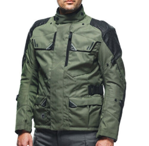 Jacket Dainese Ladakh 3L D-Dry Green TG 46 Army Green Jacket Adventure ...