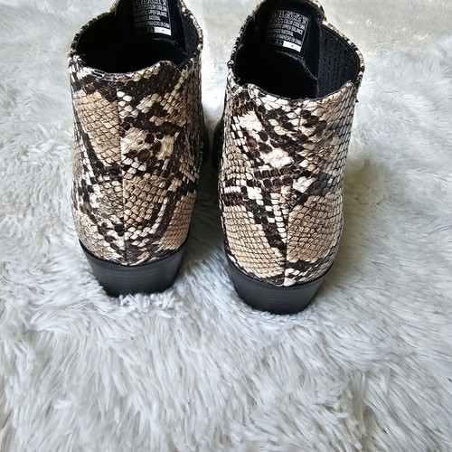 Skechers Christa Ankle Boot Women 5.5 Cowgirl Western Summer Rodeo Snake Bootie - Picture 4 of 7
