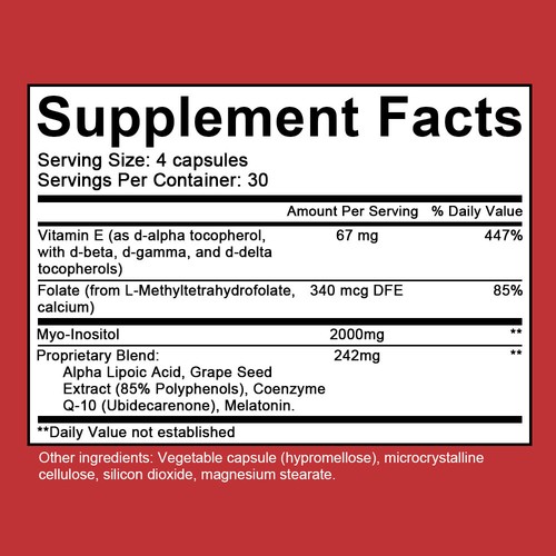 Fairhaven Health OvaBoost TTC Fertility Supplement Improve Ovarian Egg Quality - Picture 9 of 9