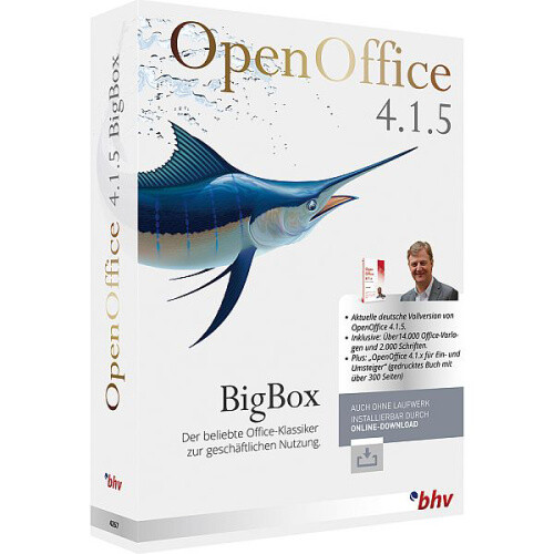 OpenOffice 4.1.5 BigBox - Bild 1 von 1