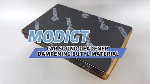 SOUND DEADENER High quality butyl rubber 30% THICKER Sound Proofing dampening - Video 1 of 1