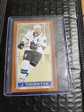 2019-20 JOE THORNTON O-PEE-CHEE HOCKEY CARDS CARAMEL BORDER  MINI’S #C-12 SHARKS