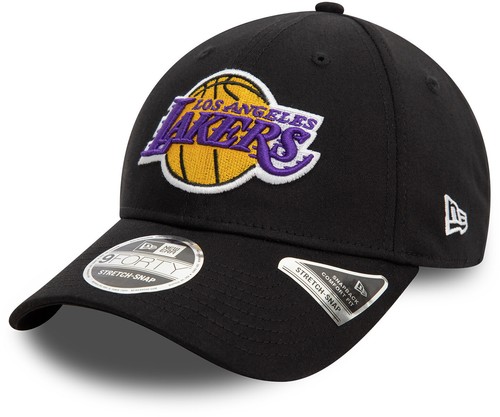 Los Angeles Lakers New Era 9Forty Stretch Snap Black NBA Team Cap - Bild 5 von 6
