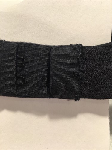 Hanes neu Damengröße Large schwarz Kontur bügellos gepolstert verstellbare Träger BH - Bild 9 von 12