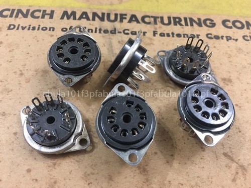 2 pz Prese per valvole a tubo RCA 9 pin - Foto 3 di 5