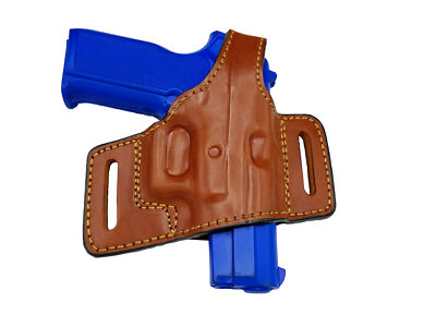 OWB Quick Draw Leather Holster W/Thumb-Break Fits Sig P226R DAK W/RAILS