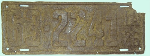 3 Vintage Iowa IA License Plates Tags 1921 1926 1929 B8 - Picture 1 of 6